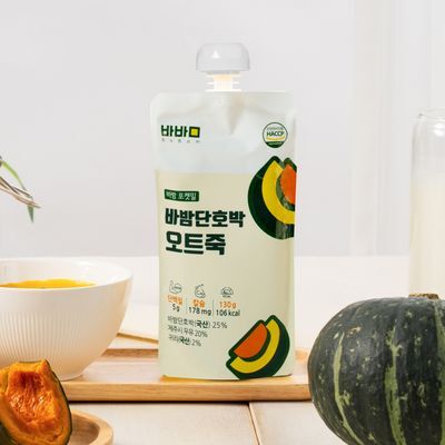 바밤 포켓밀 130g 바밤단호박 오트죽