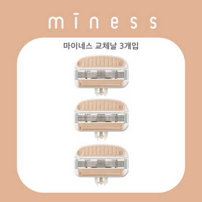 카이 마이네스 여성 면도기 교체날 3개입