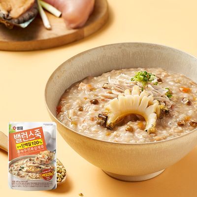 샘표 밸런스죽 420g 통녹두전복삼계죽