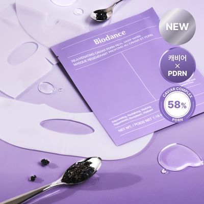 [고영양/장벽] 바이오던스 리쥬비네이팅 캐비어 PDRN 리얼 딥 마스크 1매