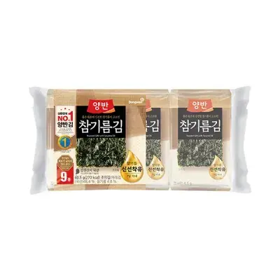 양반 참기름김[9봉(9매)] 140g