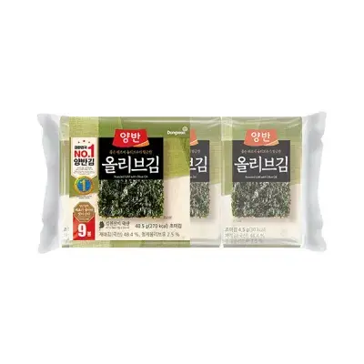 양반 올리브김[9봉(9매)] 140g