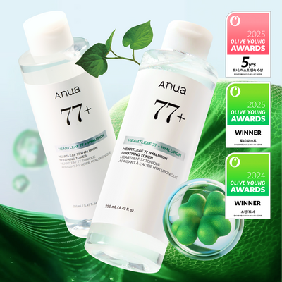 아누아 어성초 77 히알루론 수분 진정 토너 250ml 더블 기획