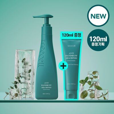 TREECELL Anti Dandruff Shampoo Ocean Breeze 360ml (360ml+120ml)