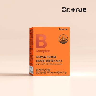 닥터트루 프리미엄 비타민B 컴플렉스 MAX 60정 (2개월분)