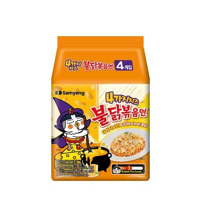 삼양식품 4가지치즈 불닭볶음면 145g 4개입