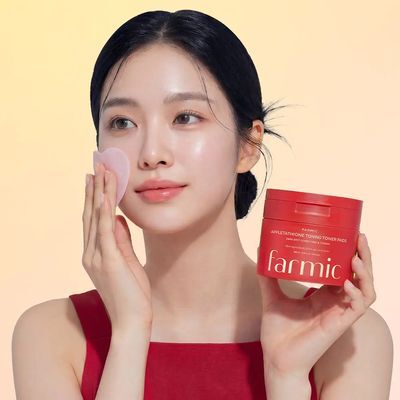 [미백&주름개선/사과패드] 파믹 애플타치온 토닝 토너 패드 60매