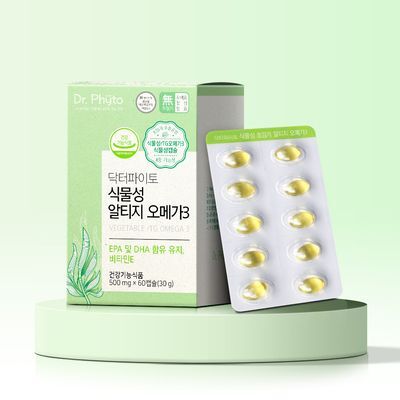 닥터파이토 식물성 알티지 오메가3 60캡슐 (1개월분)