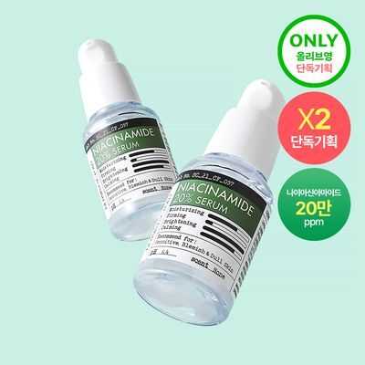 [단독기획] 더마팩토리 나이아신아마이드 20% 세럼 30ml 2입 기획