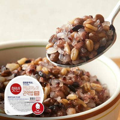 햇반 라이스플랜 렌틸콩퀴노아곤약밥 150g