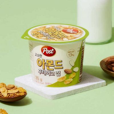 포스트 아몬드후레이크 컵 35G