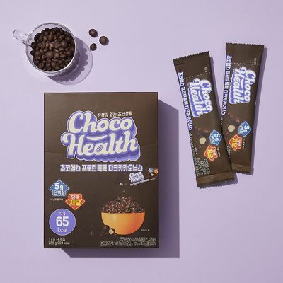 초코헬스 프로틴톡톡 다크카카오닙스 17g 14개입