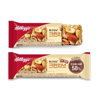 켈로그 에너지바K 40g 크런치넛