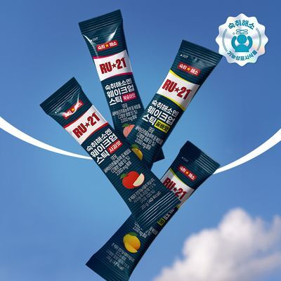 알유21 웨이크업 스틱 1포 4종 택 1 (망고/복숭아/꿀배/사과)