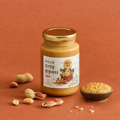 마이노멀 무가당 땅콩버터 크런치 250g