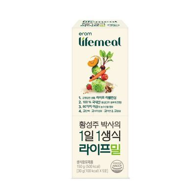 이롬생식 황성주 박사의 1일 1생식 라이프밀 30g 5포