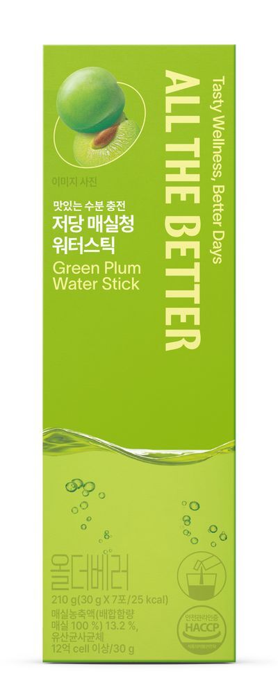 올더베러 저당 매실청 워터스틱 7포