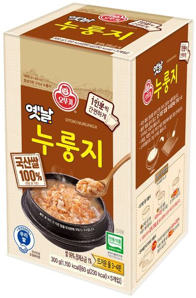 오뚜기 옛날 구수한끓여먹는누룽지(케이스) 60g*5