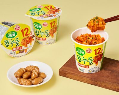 오뚜기 고단백 컵누들 48g 매콤로제맛