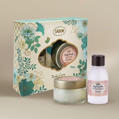 [올리브영 단독기획] 사봉 바디리츄얼 듀오 기프트 세트 (바디스크럽60g+실키바디밀크50ml)