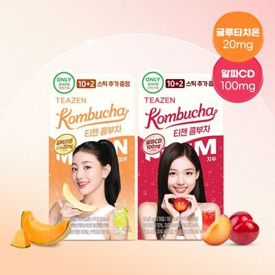 [올영 단독 선런칭] 티젠 콤부차 (자두/멜론) 10+2 기획