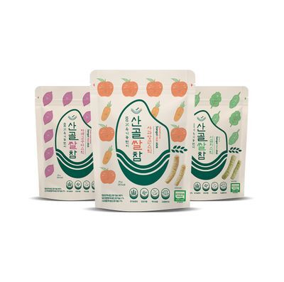 산골이유식 산골쌀참 25g 3종 택1