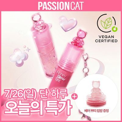 [7.26 하루특가 / NEW 신상] 패션캣 허니 글로우 틴트 3g 6colors