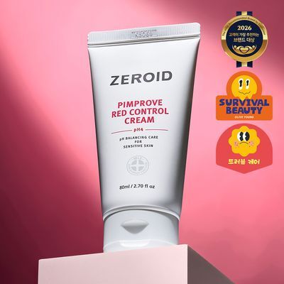 [트러블 피부 추천/약산성 장벽 케어] 제로이드 핌프로브 레드 컨트롤 크림 pH4 80ml