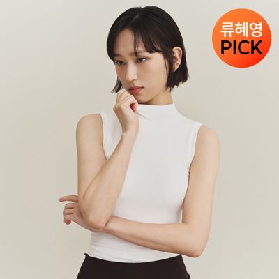 마른파이브 히트터치 모크넥 목폴라 브라탑 2colors
