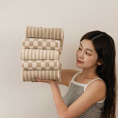 디어리얼 페이스타올 5P 밀크티