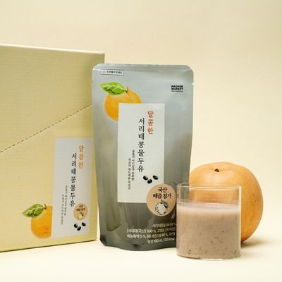 프로퍼마켓 서리태콩물두유 190ml 달콤 10개