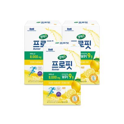 셀렉스 프로핏 러너 레몬 아미노산 스틱 3박스(15g x 30포)