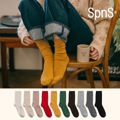 삭피엔스 프리미엄 메리노 울 무압박 여성 양말 10colros