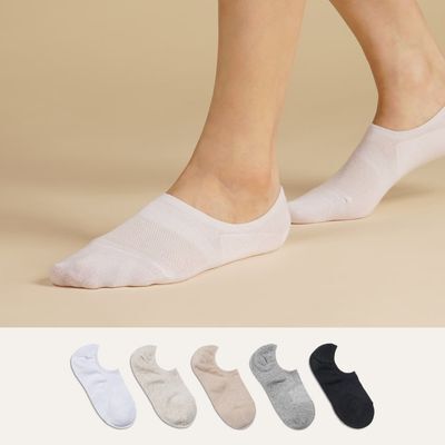 삭피엔스 절대 안벗겨지는 발등덮는 여성 페이크삭스 10켤레 5colors