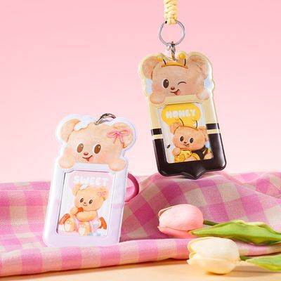 버터베어 귀여운 교통카드 네임택 포카홀더