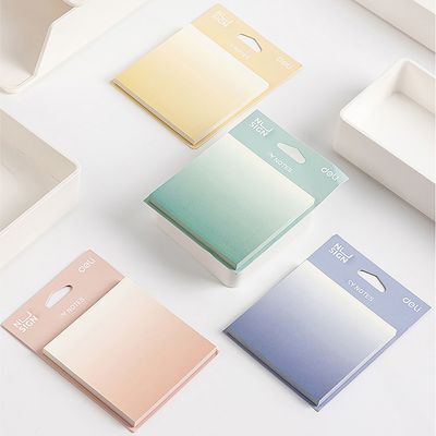 누사인 심플한 디자인 예쁜 점착 메모지 스티키 60매