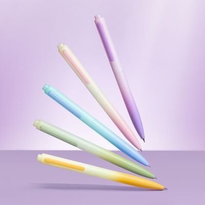 누사인 그라데이션 노크식 중성 젤펜 0.5mm