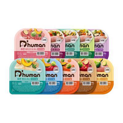 듀먼 자연화식 100g 10종 10팩/20팩/30팩/40팩