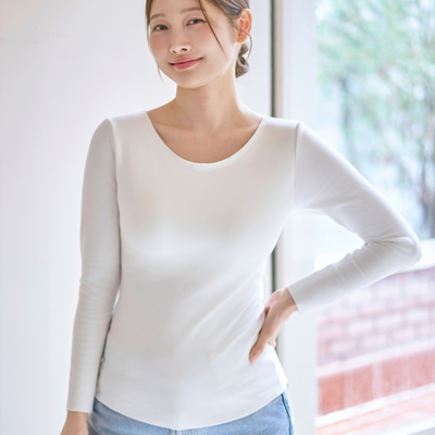 감탄브라 웜에어리 히트탑 롱슬리브 단품