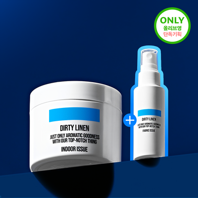 더티린넨 인도어이슈 실내 탈취제 300g 기획 (패브릭이슈 섬유 탈취제 50ml 증정)