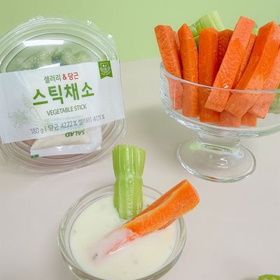 저스트그린 스틱채소 180g 셀러리&당근