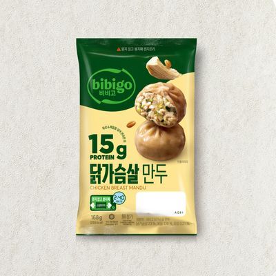 비비고 닭가슴살 만두 168g