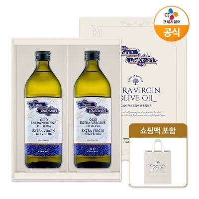 [선물세트] 프라텔리롱고바디 엑스트라버진 올리브오일 1L 2병