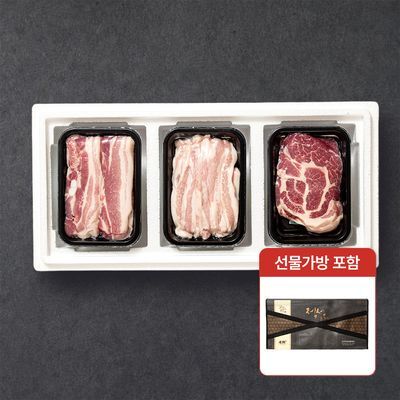 [선물세트] 정품진 한돈구이용알찬세트 900g