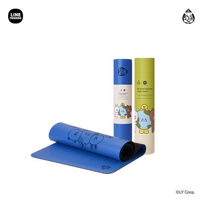 가네샤요가매트 라인프렌즈 에디션 5MM 프렌즈 Earth Blue