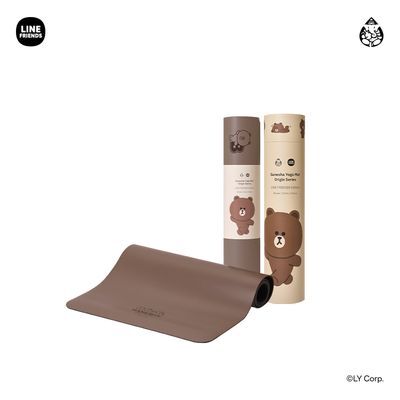 가네샤요가매트 라인프렌즈 에디션 5MM 브라운 Choco