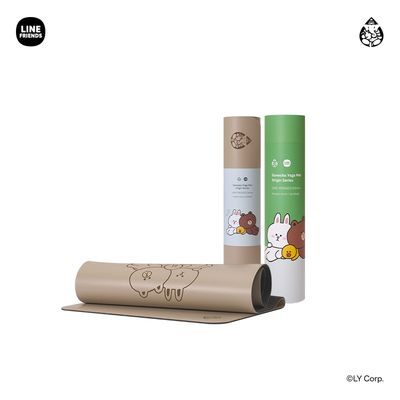 가네샤요가매트 라인프렌즈 에디션 6MM 프렌즈 Oat Beige