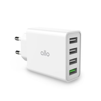 [리뷰이벤트] 알로코리아 35W 4포트 QC3.0 고속 멀티충전기 UC435QC