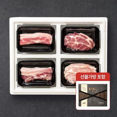 [선물세트] 정품진 한돈구이용꽉찬세트 600g