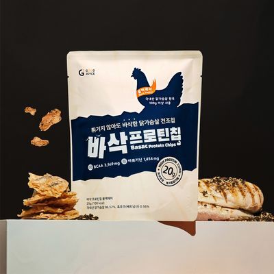 저스트그린 바삭 프로틴칩 25g 블랙페퍼